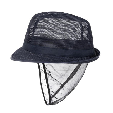 Blue Trilby Hat with Hairnet M (57cm) | Chef Works 6