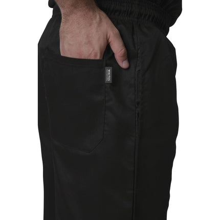 Unisex Chef Trousers Black | Whites Vegas | Size M 6