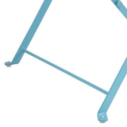 Steel Folding Chairs Turquoise | Bolero 9