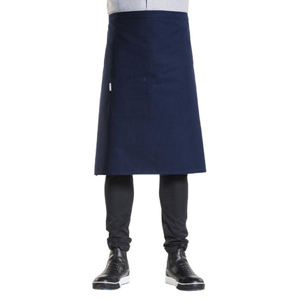 Chaud Devant Nordic Apron | Blue | Unisex | Size W90-L65 cm | 67% Polyester, 33% Cotton 2