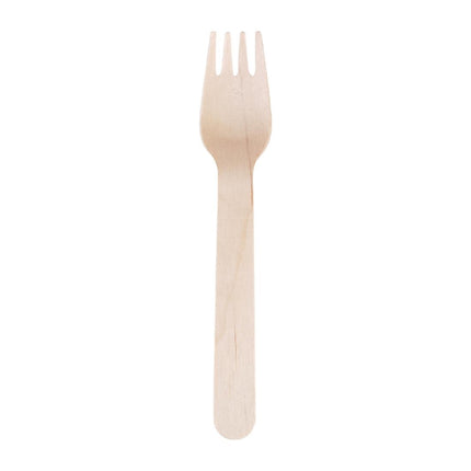 Compostable Biodegradable Wooden Forks 15.5cm | Fiesta 2