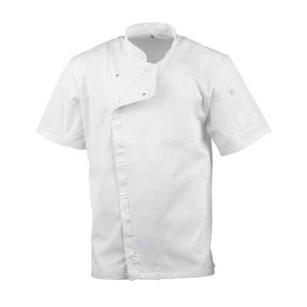 Chef Works Cannes Short Sleeve Chef Jacket | Cool Vent Technology | Size M 8