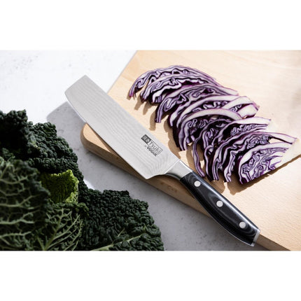 Vogue Tsuki Series 7 Japanese VG-10 Damascus Steel Cleaver 16cm 3