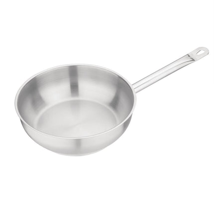 Stainless Steel Induction Saute Pan 24cm | Vogue 4