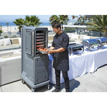 Tall Cold Ultra Pro Cart | Cambro | Charcoal Grey 5