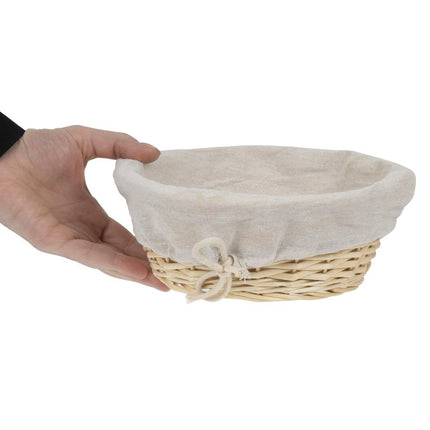 Round Bread Basket with Removable Liner | Olympia 3