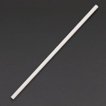 Compostable White Paper Straws | Fiesta | 250 Pieces