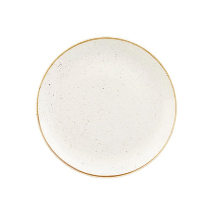 Stonecast Barley White Coupe Plate | Churchill