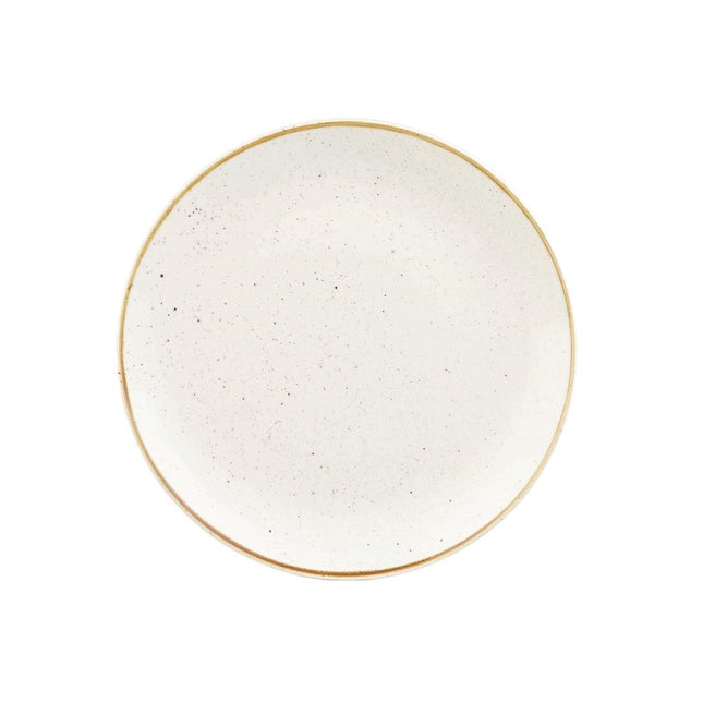 Stonecast Barley White Coupe Plate | Churchill