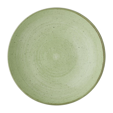 Stonecast Sage Green Hand-Painted Coupe Bowl 182mm | Churchill