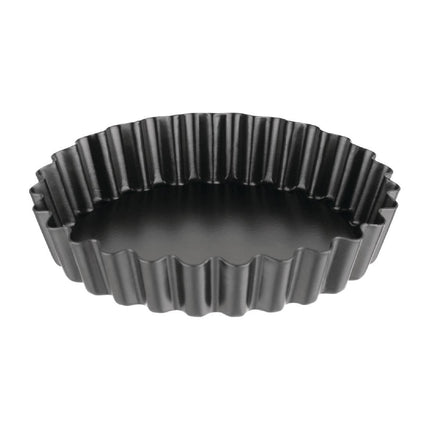 Mini Non-Stick Quiche Molds with Removable Bottom 10cm | Vogue | Set of 3