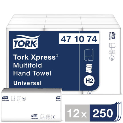 Tork White 1-Ply Z-Fold Hand Towels | 12 Packs 8