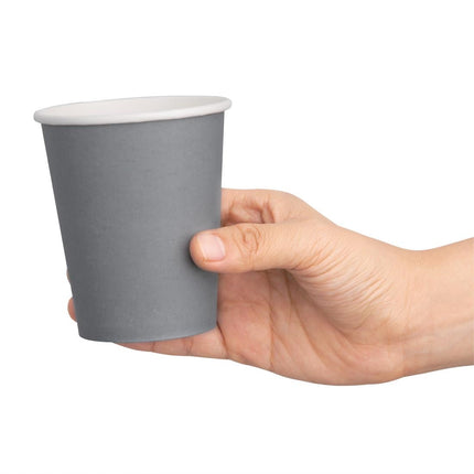 Recyclable Single-Wall Coffee Cups Blue-Grey 225ml | Fiesta | 1000 pcs 3