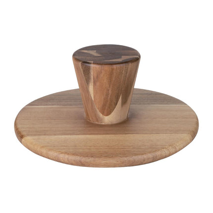 Acacia Wood Cake Stand 305mm | Olympia Frames Series 9