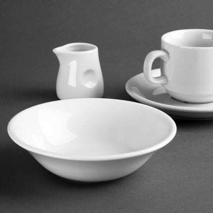 Porcelain Bowls 15cm 300ml | Olympia Whiteware | Set of 12 3