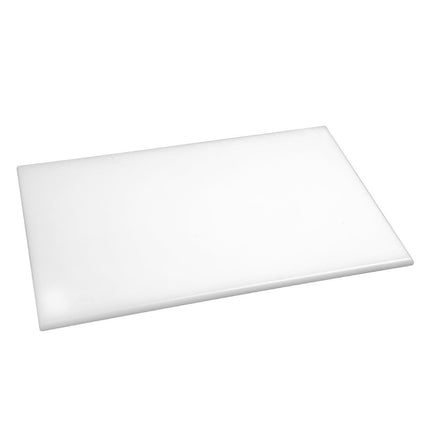 HDPE Cutting Board White | Hygiplas | 450x300x12mm