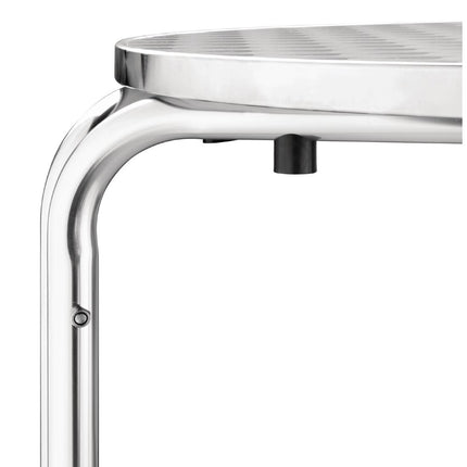 Round Stackable Stainless Steel Table 60cm | Bolero 2