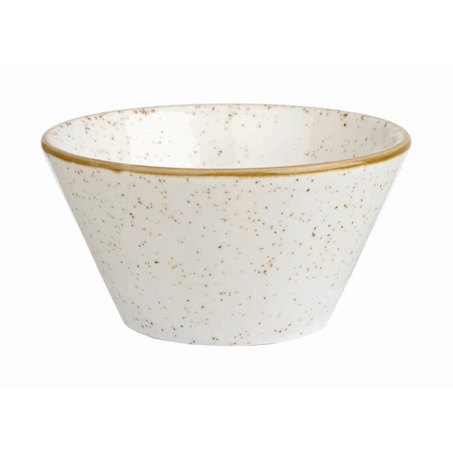 Sauce Dish Barley White Stonecast | Churchill | 9cl