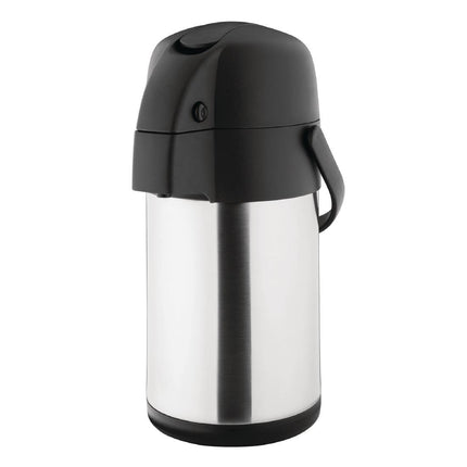 Olympia Stainless Steel Pump Thermos Jug 2.5 L