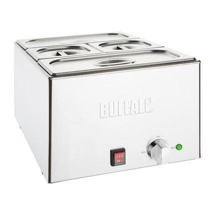 Stainless Steel Bain Marie with Adjustable Thermostat | Buffalo