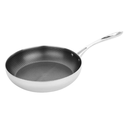 Tri-Shield Stainless Steel Frying Pan with Clad Coating | Vogue | 28 cm