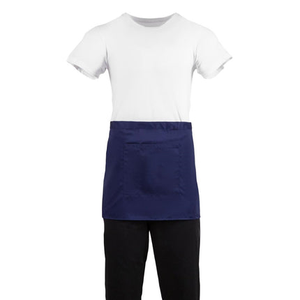 Short Bib Apron Dark Blue | Whites 6