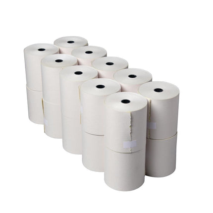 2-Ply Thermal Receipt Paper Rolls White/Yellow | Olympia | 76 x 70 mm 3