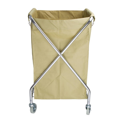 Servo-x Foldable Linen Cart | Space-Saving Design | Four Swivel Wheels 3