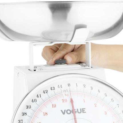 20kg Kitchen Scale with Large Stainless Steel Bowl | Vogue 4