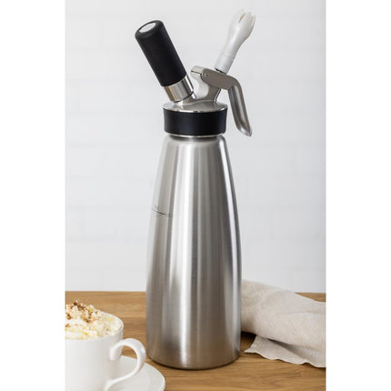 ISI Stainless Steel Whipped Cream Dispenser 1L 6