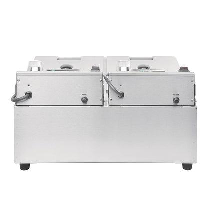 Twin Tank Countertop Fryer 2x5L with Timers | Buffalo | 2x2.8kW 5