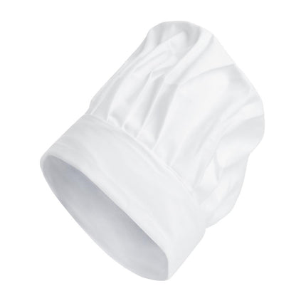 White Cotton Chef Hat L 4