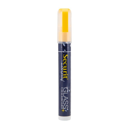 Waterproof Chalk Marker Yellow 2-6mm Tip | Securit 4