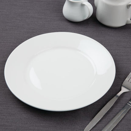 Wide Rim Plates 25.4cm | Olympia Athena | 12 Pieces 5