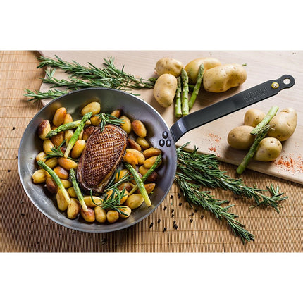 Mineral B Blue Steel Frying Pan 28cm | De Buyer 9