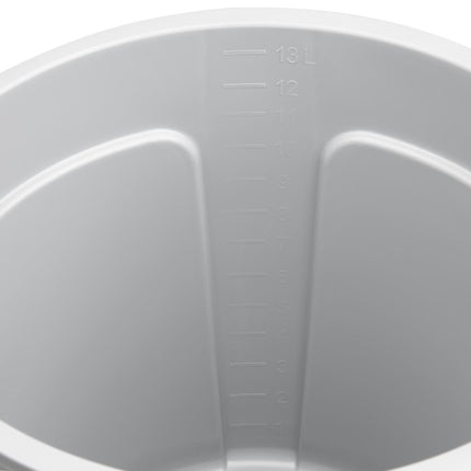 14L Grey Measuring Bucket with Spout | Jantex 4