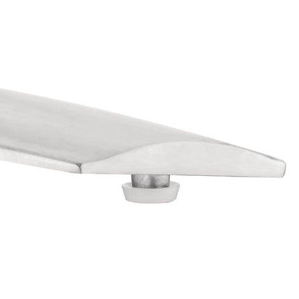 Bolero Square Aluminum Folding Table with Stainless Steel Top 60cm 7