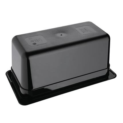 Polycarbonate Black Container GN 1/3 150mm | Vogue 4