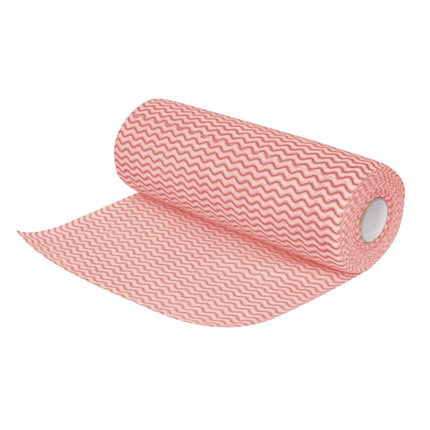 Non-Woven Cleaning Cloths Red | Jantex | 100 Pieces | 25x33 cm