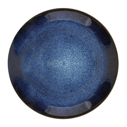 Midnight Blue Reactive Glaze Plate 205mm | Olympia Luna | Earthenware 7