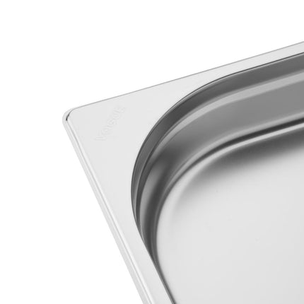 Stainless Steel GN 1/2 Pan 40mm Depth | Vogue 3