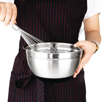 Nisbets Essentials Whisk 295mm | Stainless Steel with Plastic Handle 4