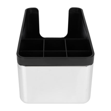 Bar Caddy with Multiple Compartments | Olympia Kristallon | Chrome ABS 7