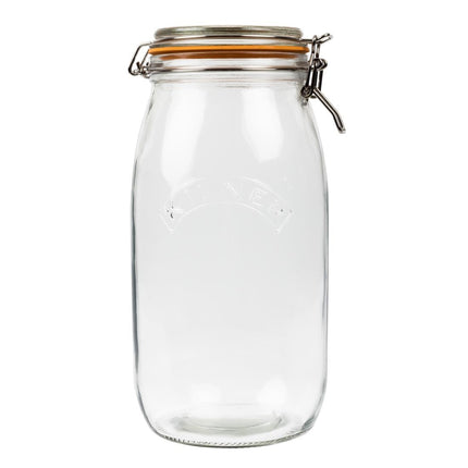 Kilner Glass Jar with Clip Lid 3L 3