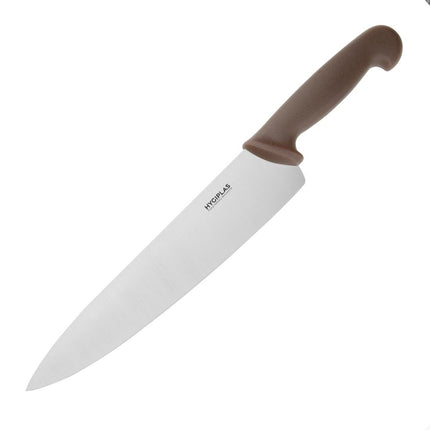 Chef's Knife Brown | Hygiplas | 25cm Stainless Steel Blade