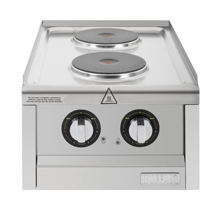 Electric Double Hotplate | Buffalo 600-Series | 2 Cooking Zones 2