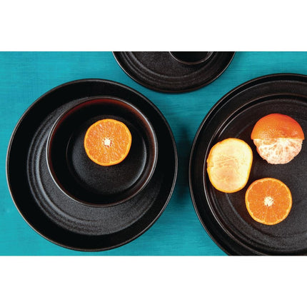 Flat Round Bowls 14.3cm Black | Olympia Cavolo 5