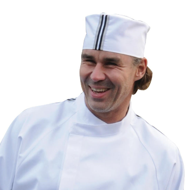 Chaud Devant Sport Bandi White kuharska kapa Medium