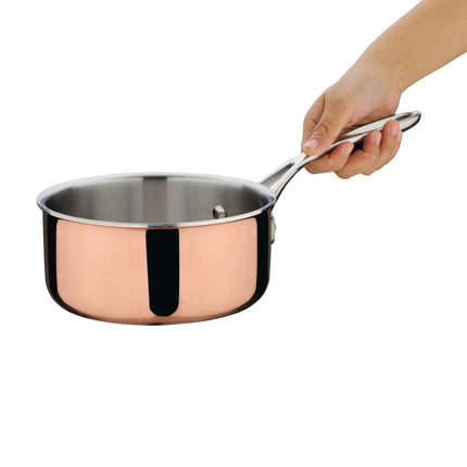 Copper Tri-Wall Induction Saucepan 16cm | Vogue 2