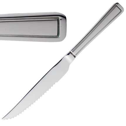 Harley Polished 18/0 Stainless Steel Steak Knives | Olympia | 12 Pieces
